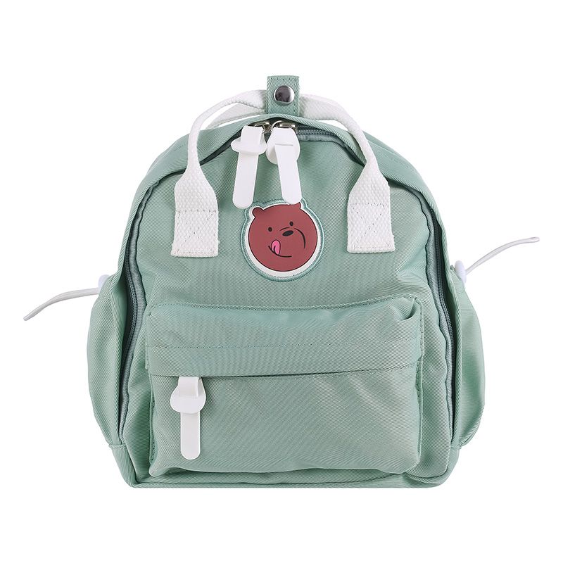 We Bare Bears Backpack Green MINISO