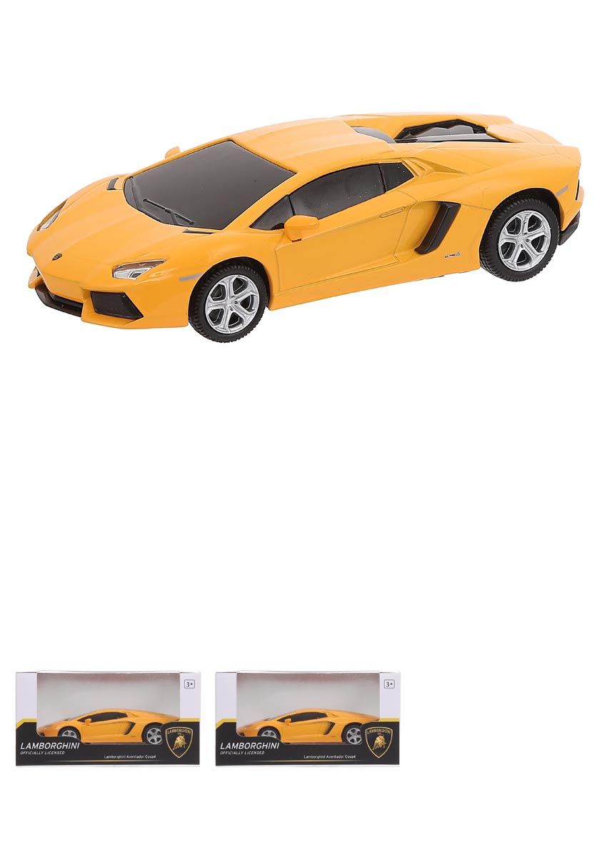 Игрушка детская, машина Lamborghini Aventador Coup 68328 (оранжевый) -  MINISO