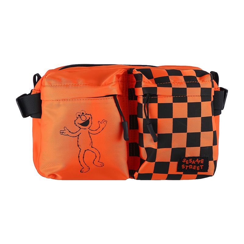 Sesame Street Men's Crossbody Bag(Orange) - MINISO