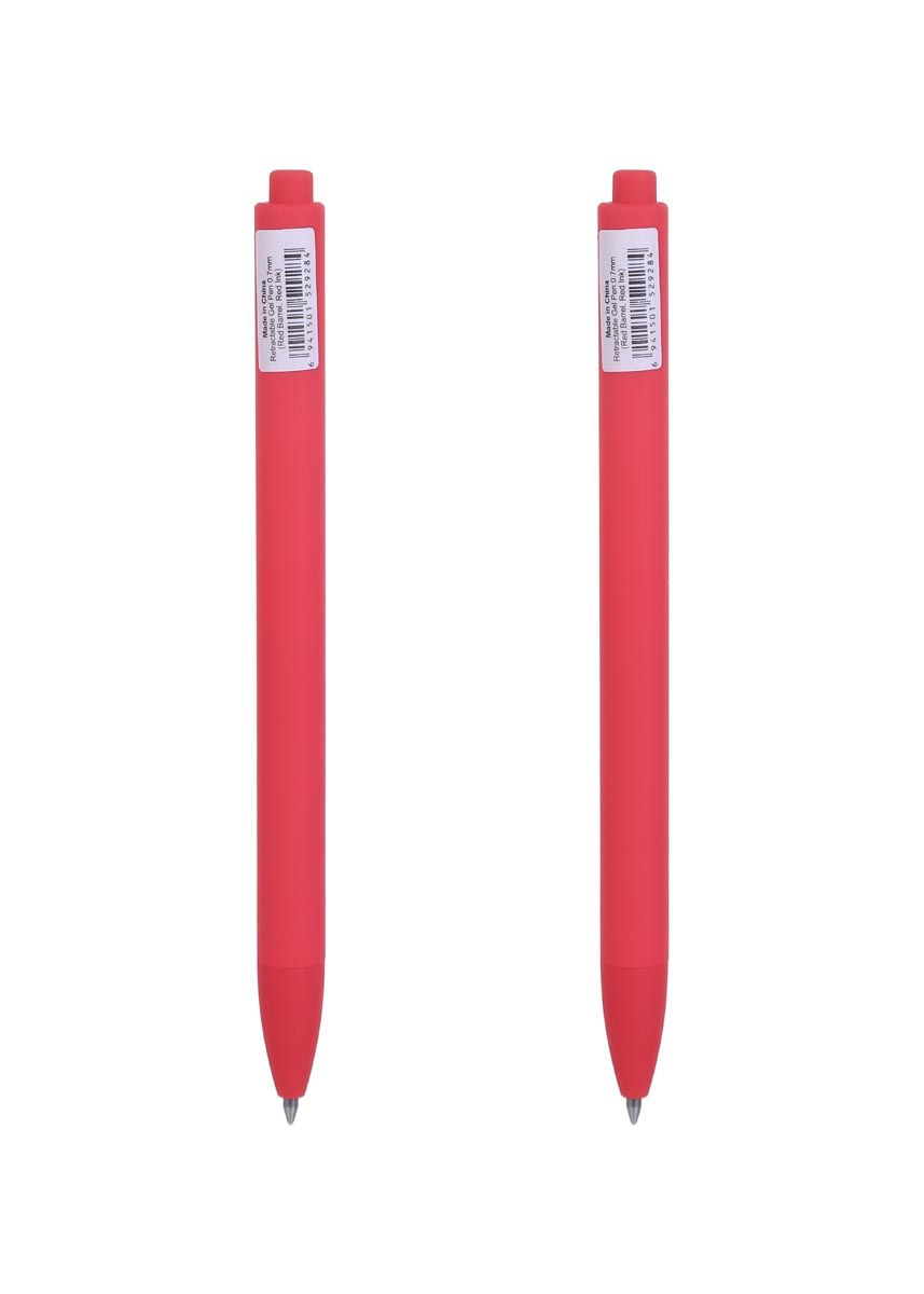 Water-Resistant Ink Porous Point Pen, Stick, Fine 0.4 mm, Red Ink,  Black/Red Barrel, Dozen - Lighthouse Office Supply