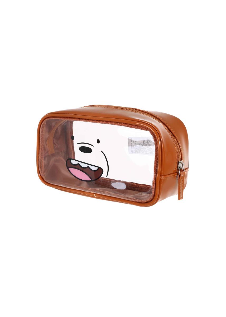 MINISO We Bare Bears-Optical Cosmetic Bag Portable Makeup Pouch