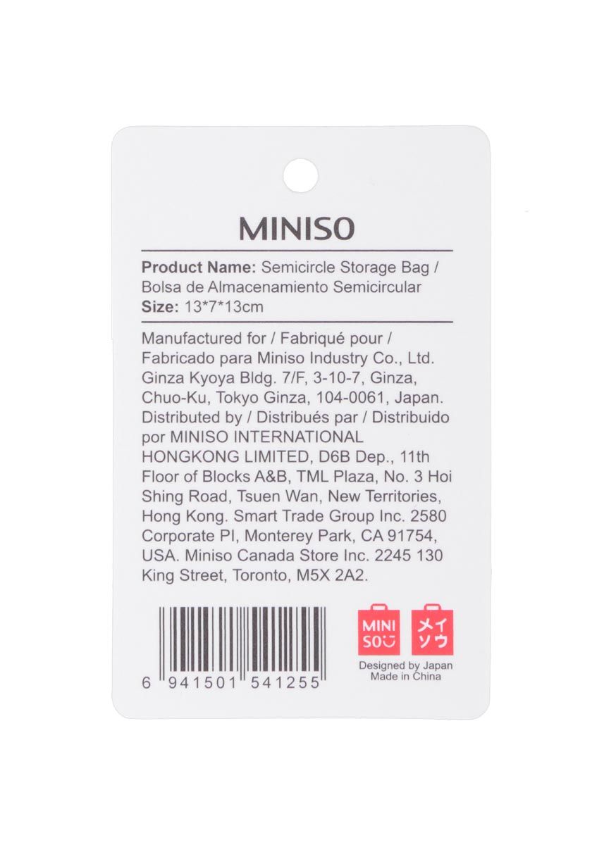 miniso storage bolsa