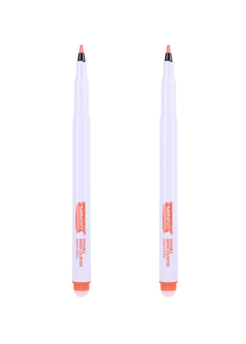 Erasable Felt Tip Pen (Reddish Orange) - MINISO