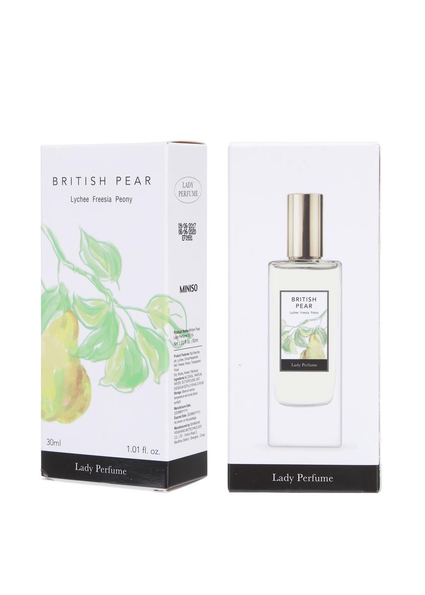 miniso british pear perfume