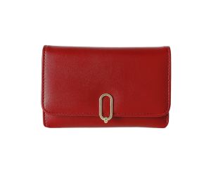 Women's Wallet with Letter Decoration(Red) - MINISO