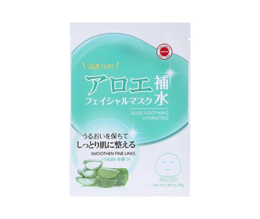 MINISO Aloe Soothing Hydrating Facial Mask