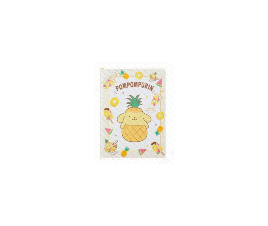 Sanrio Characters Collection 64K Colorful Sheets Book with EVA Cover - 96 Sheets(Pompompurin)