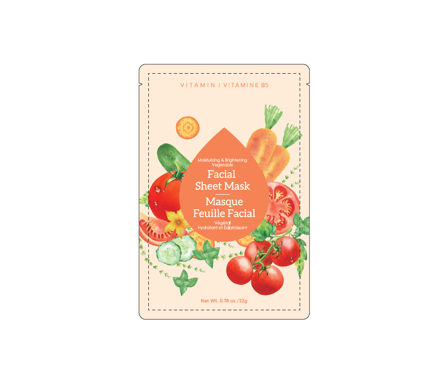 Salad Facial Sheet Mask (Vegetable)