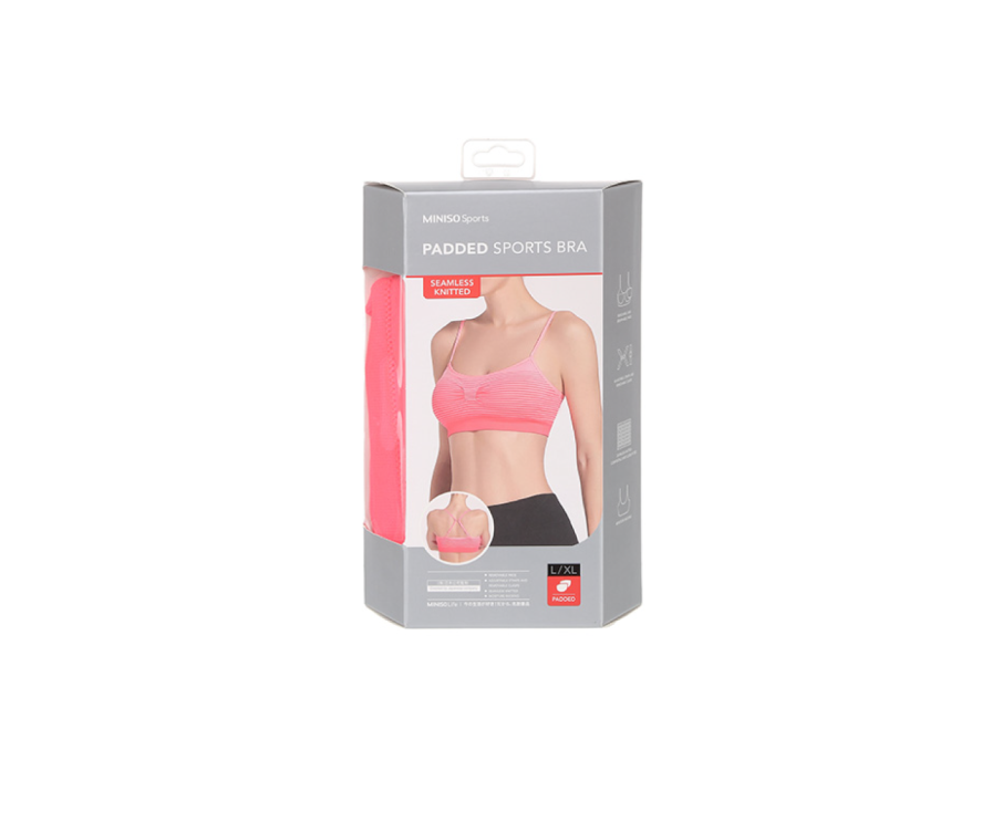 miniso padded sports bra